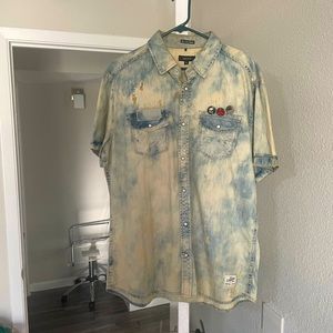 Akoo blue Jean shirt